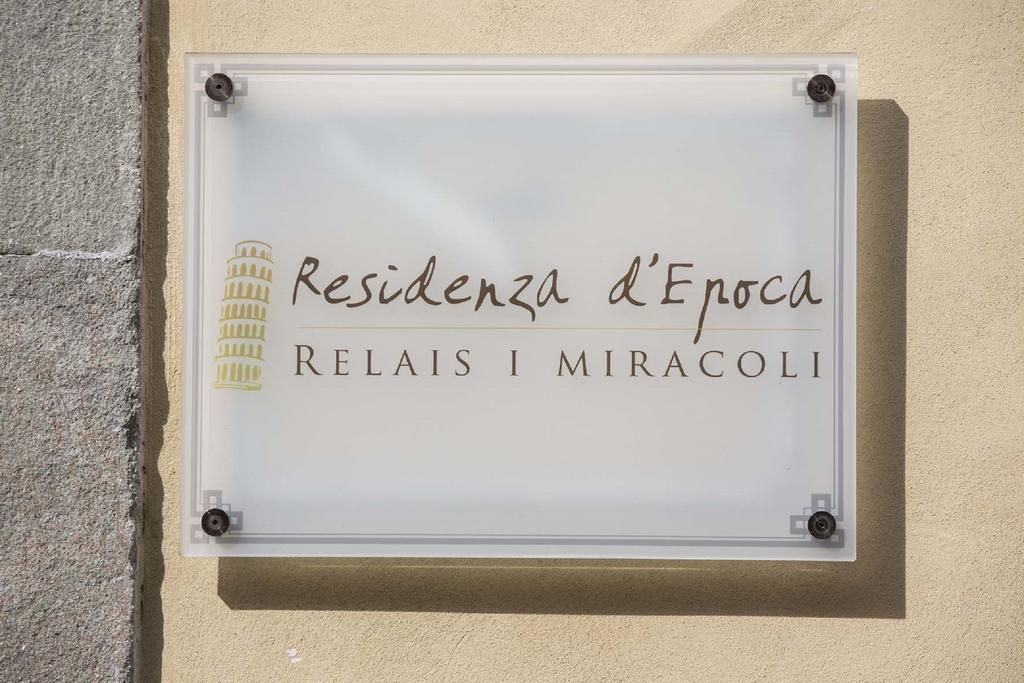 Готель Residenza D'Epoca Relais I Miracoli Піза Екстер'єр фото